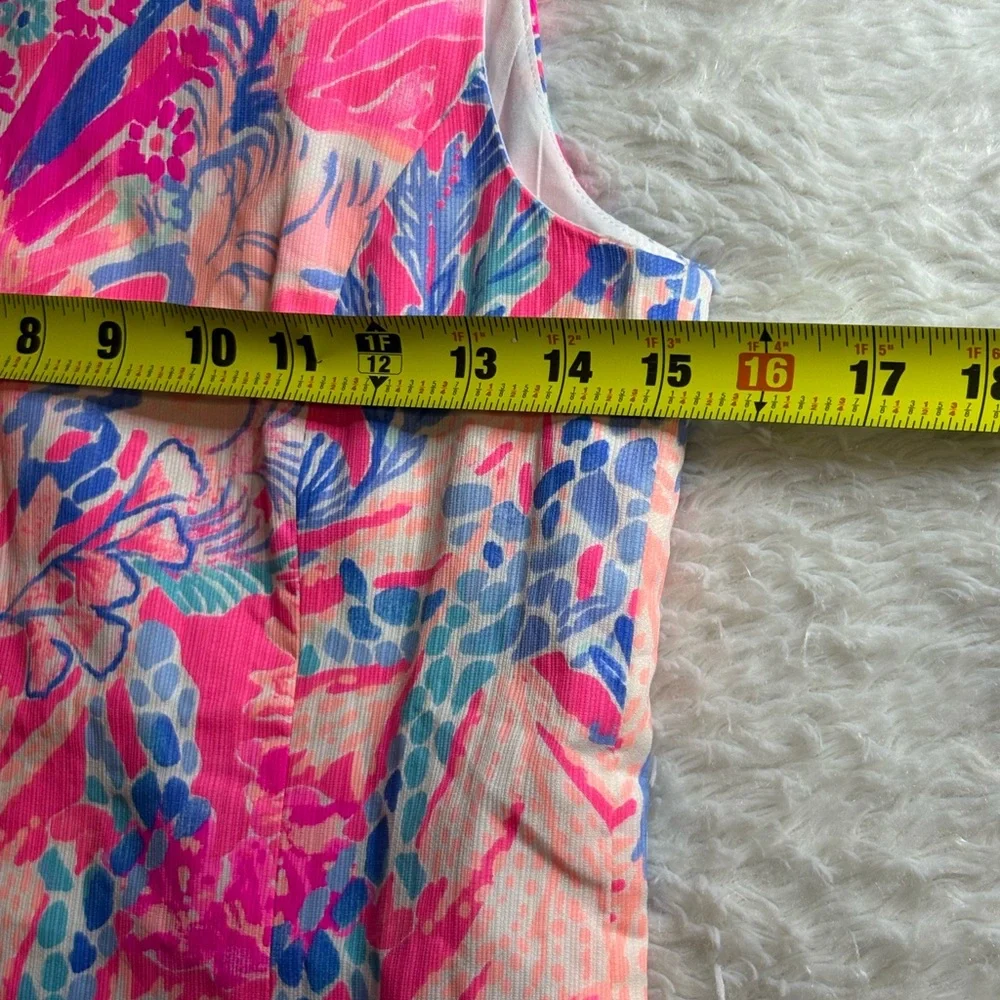 Lilly Pulitzer Mini Mila Big Girls Pink Pascha Sleeveless Shift Dress Size 14